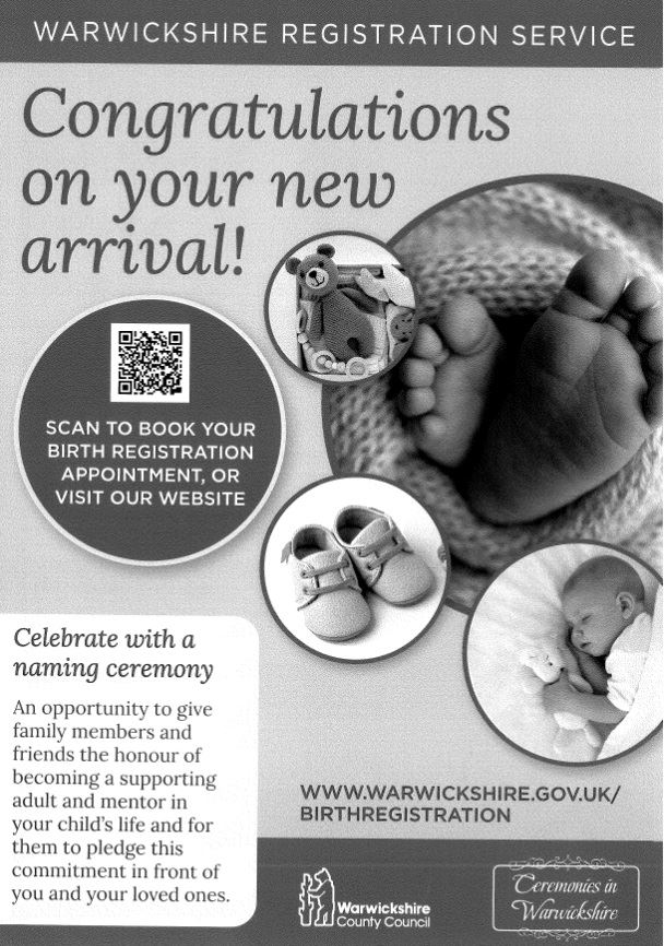 Registered Births Poster